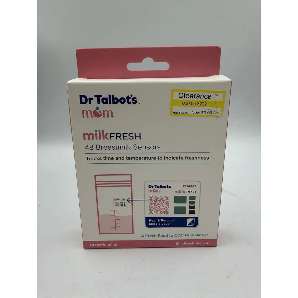 Dr Talbot's Mom MilkFresh Breastmilk Freshness Sensors 4 boxes (192 Sensors) NEW